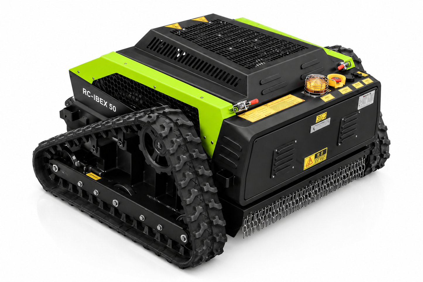 業務用ラジコン草刈機 RC-IBEX 50（リモコン式・斜面45°対応）